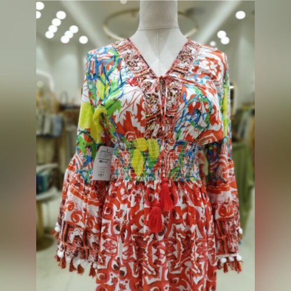 LEONI AL SOLE Abito lungo con scollo a V - Picture 2 of 6